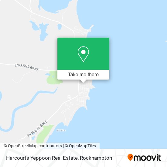 Harcourts Yeppoon Real Estate map