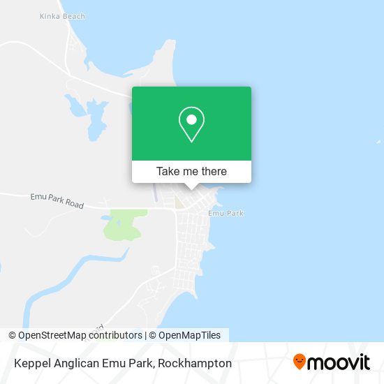 Keppel Anglican Emu Park map