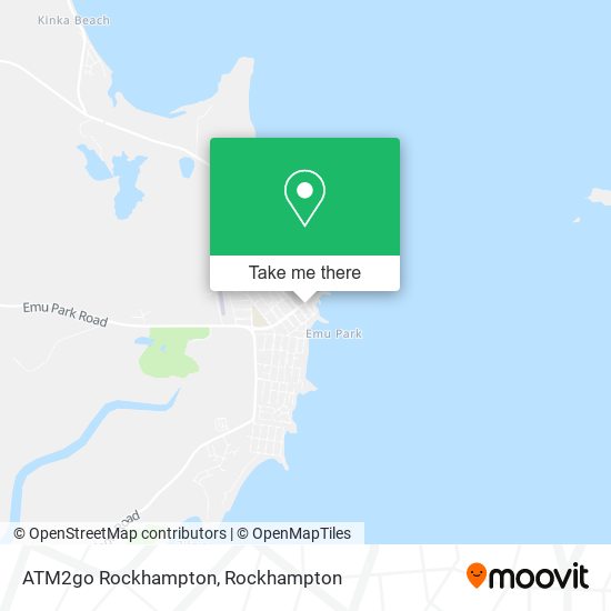 ATM2go Rockhampton map