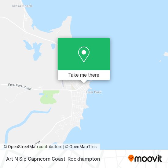 Art N Sip Capricorn Coast map