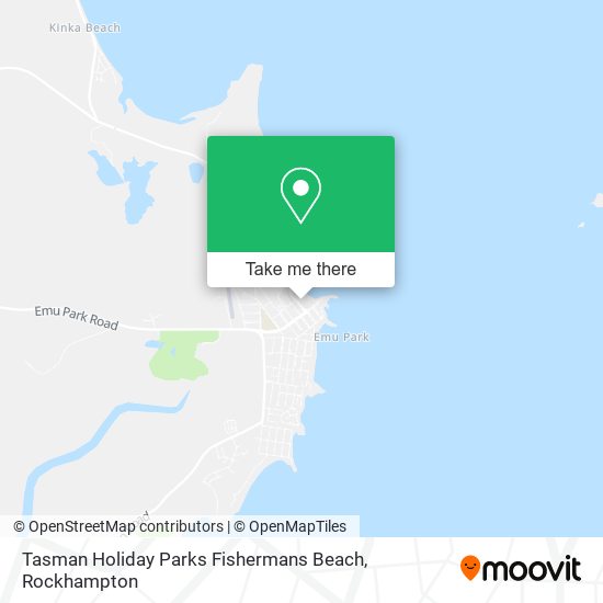 Tasman Holiday Parks Fishermans Beach map