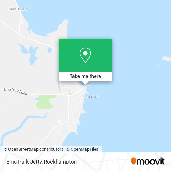 Emu Park Jetty map