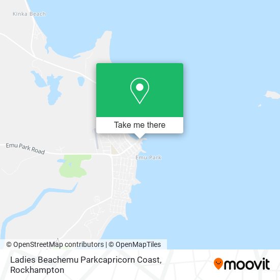 Ladies Beachemu Parkcapricorn Coast map