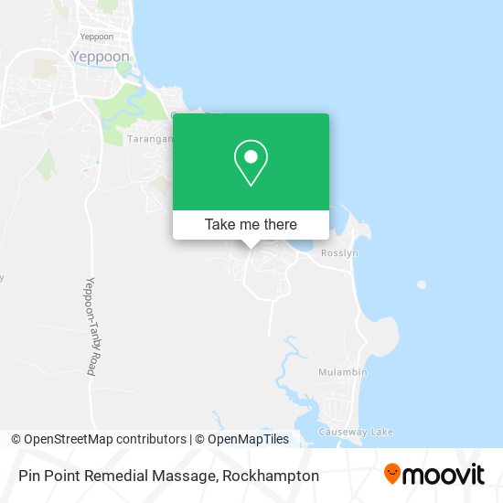 Pin Point Remedial Massage map