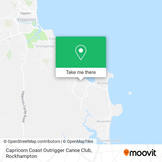 Capricorn Coast Outrigger Canoe Club map