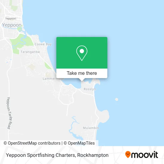 Mapa Yeppoon Sportfishing Charters
