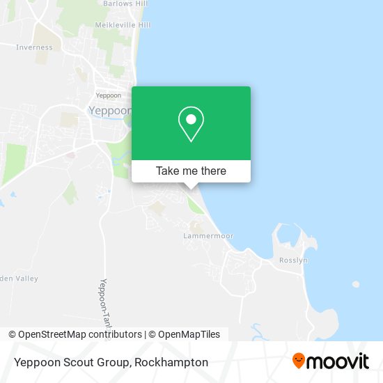 Mapa Yeppoon Scout Group