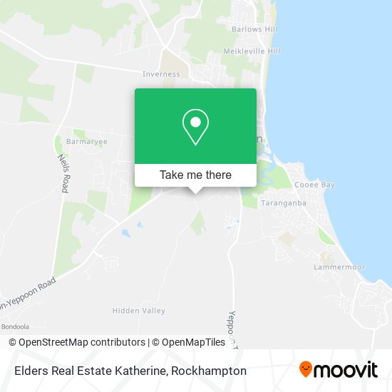 Elders Real Estate Katherine map