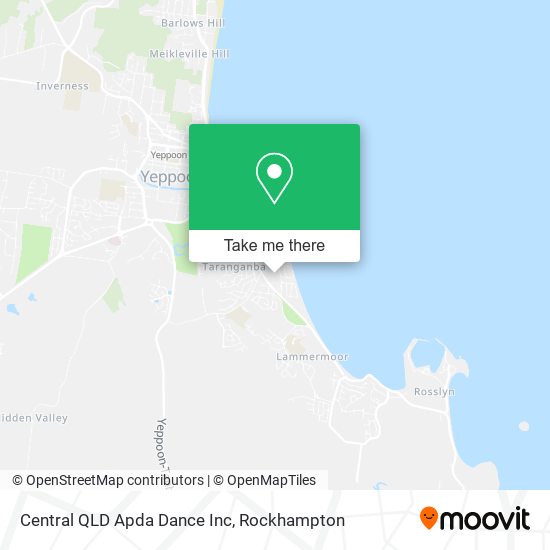 Central QLD Apda Dance Inc map