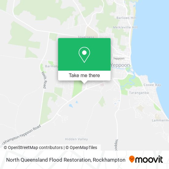 North Queensland Flood Restoration map