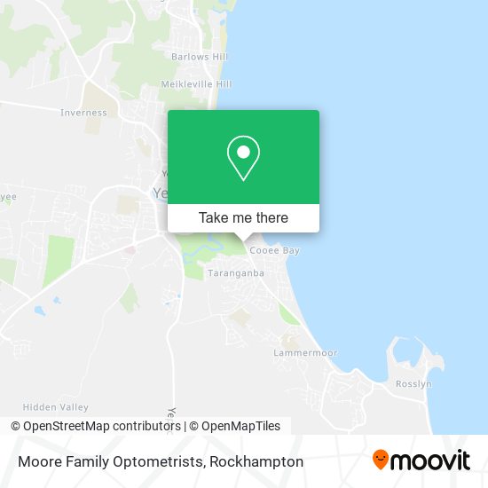 Moore Family Optometrists map