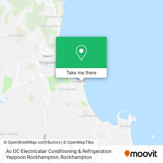 Mapa Ac DC Electricalair Conditioning & Refrigeration Yeppoon Rockhampton