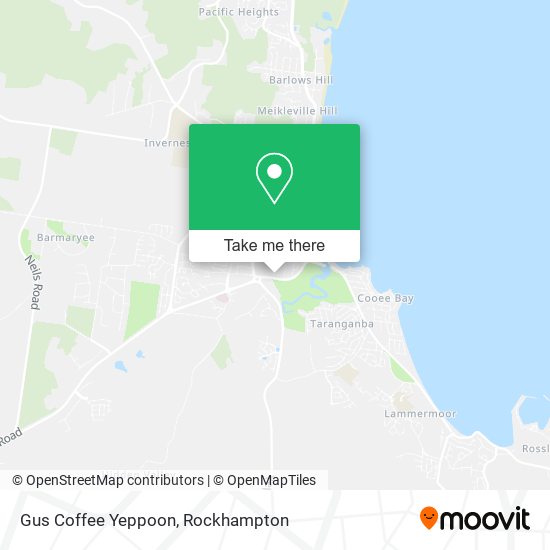 Gus Coffee Yeppoon map
