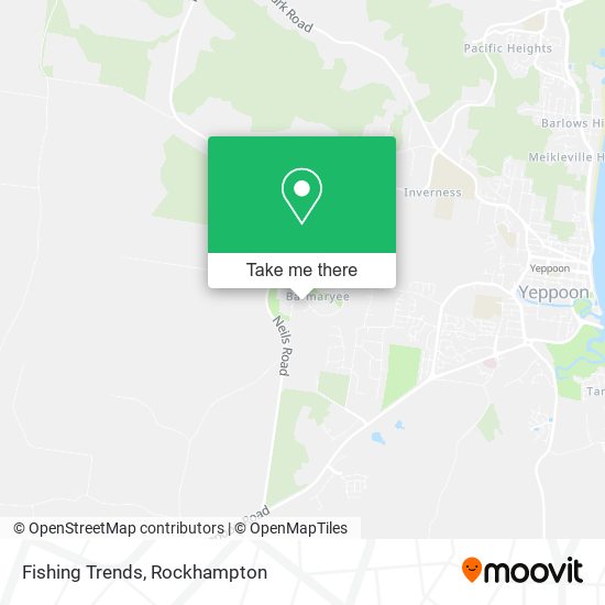 Fishing Trends map