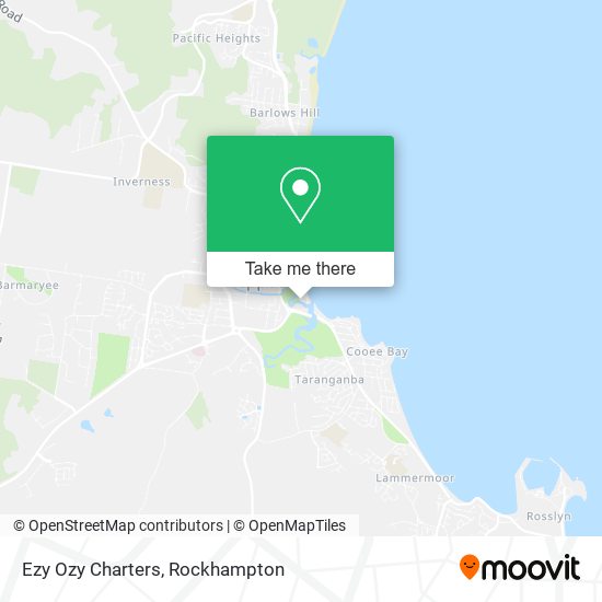 Ezy Ozy Charters map