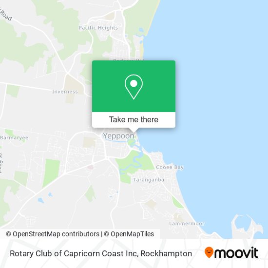 Rotary Club of Capricorn Coast Inc map