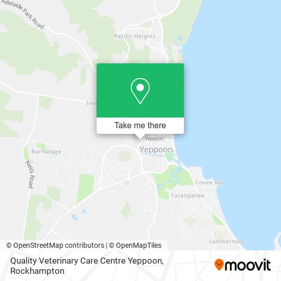 Mapa Quality Veterinary Care Centre Yeppoon