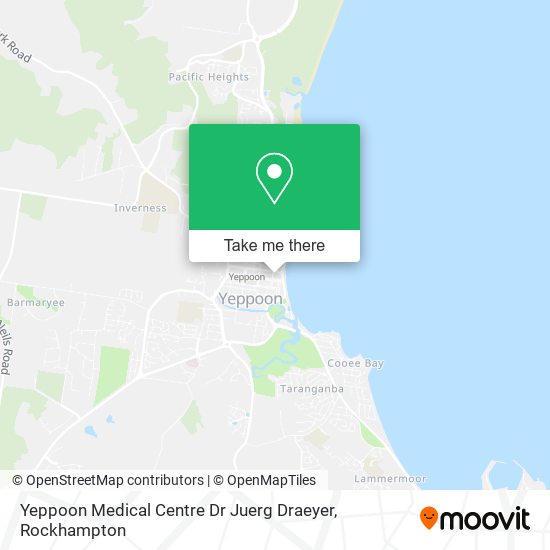 Mapa Yeppoon Medical Centre Dr Juerg Draeyer