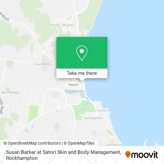 Susan Barker at Satori Skin and Body Management map