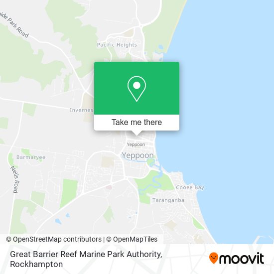 Great Barrier Reef Marine Park Authority map