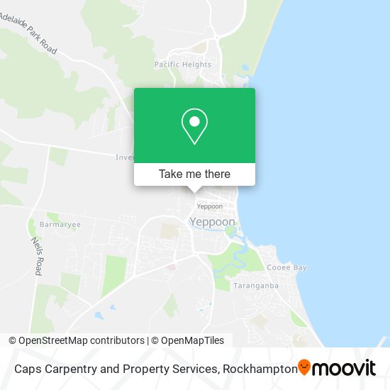 Caps Carpentry and Property Services map