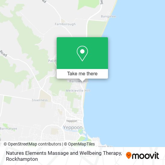 Natures Elements Massage and Wellbeing Therapy map