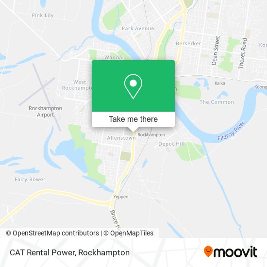 CAT Rental Power map