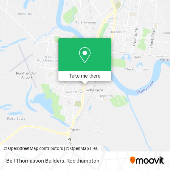 Bell Thomasson Builders map