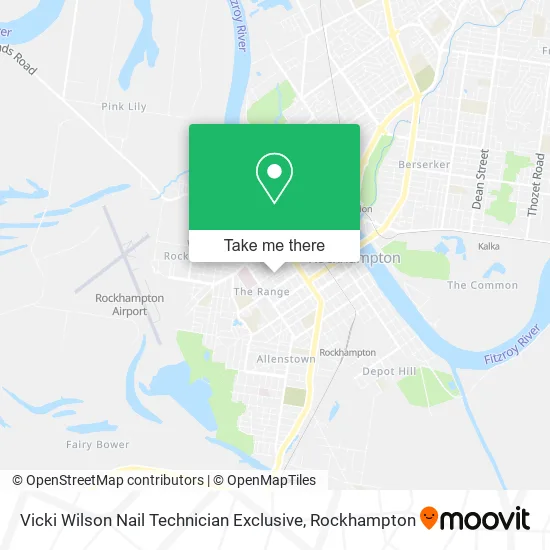 Vicki Wilson Nail Technician Exclusive map