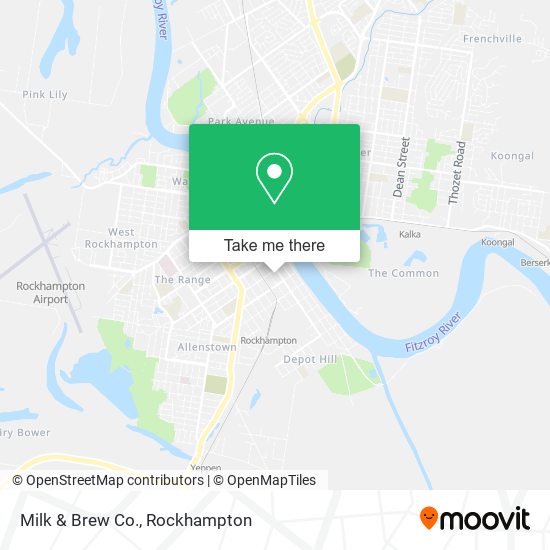 Milk & Brew Co. map
