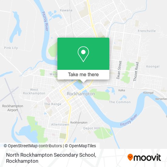 North Rockhampton Secondary School map