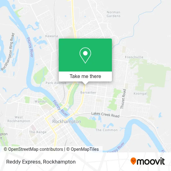 Mapa Reddy Express