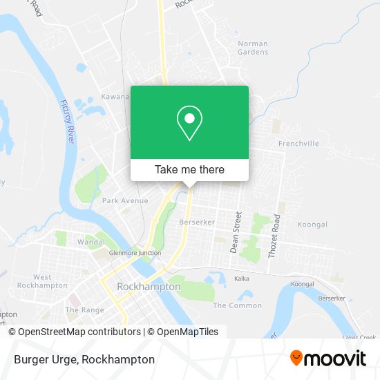 Burger Urge map