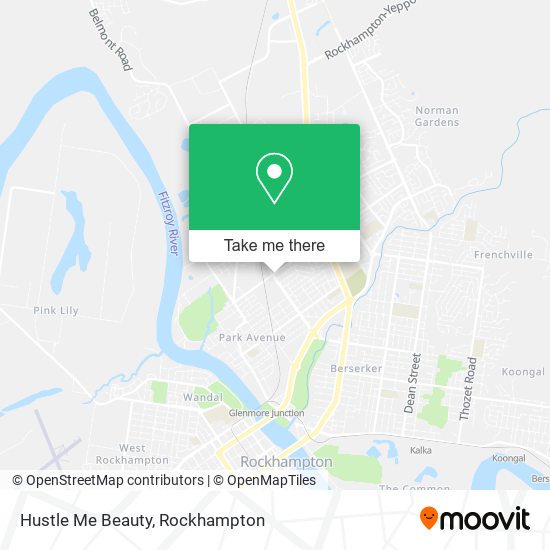 Hustle Me Beauty map