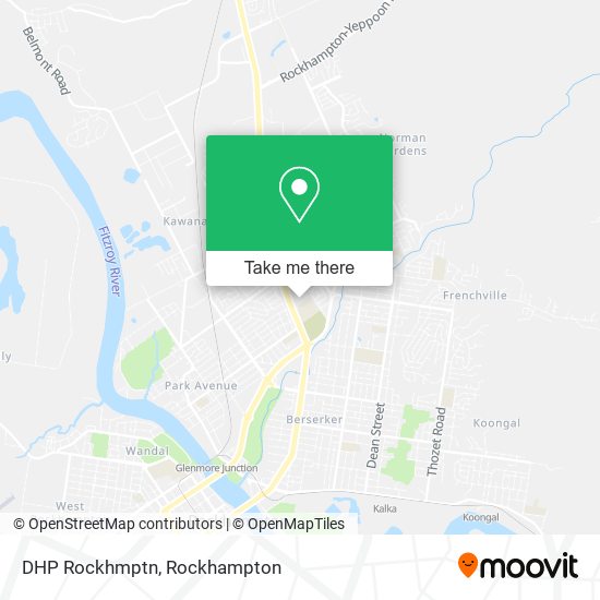 DHP Rockhmptn map