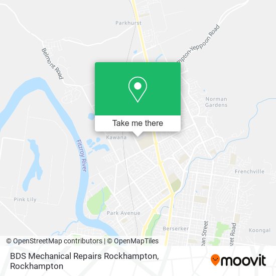 BDS Mechanical Repairs Rockhampton map