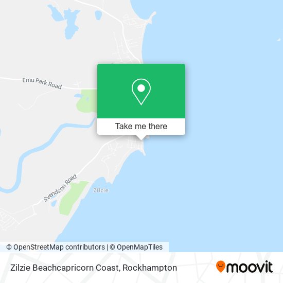 Zilzie Beachcapricorn Coast map