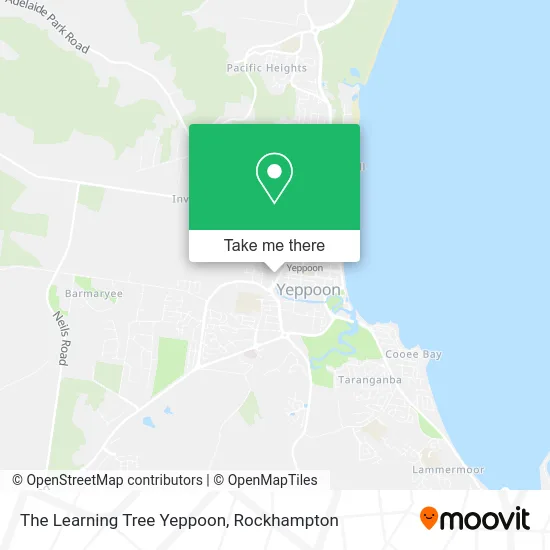 Mapa The Learning Tree Yeppoon