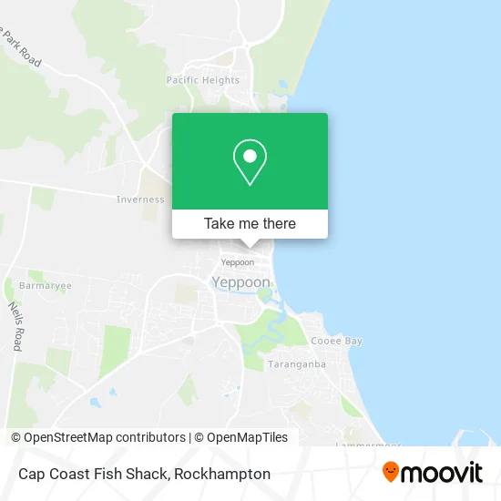 Cap Coast Fish Shack map