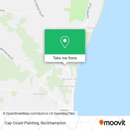Cap Coast Painting map