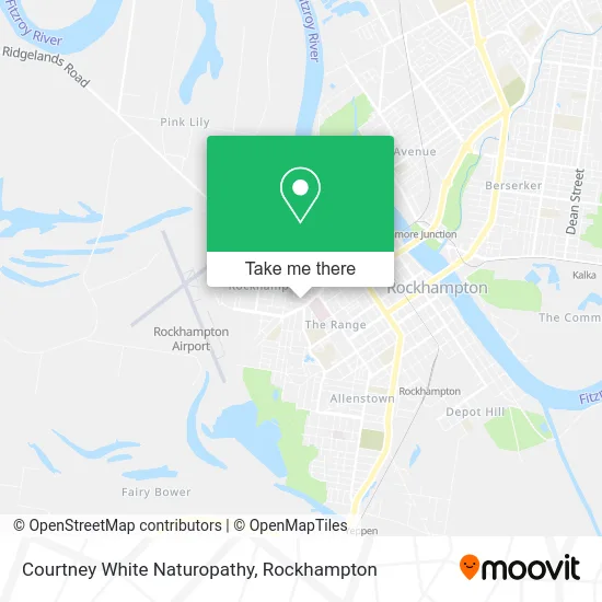 Courtney White Naturopathy map