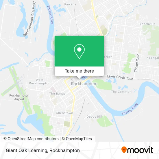 Mapa Giant Oak Learning