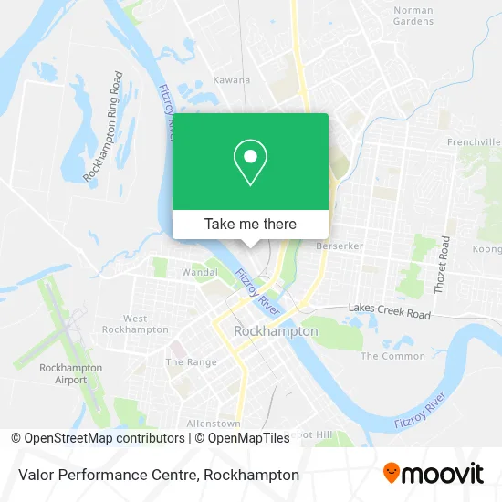 Mapa Valor Performance Centre