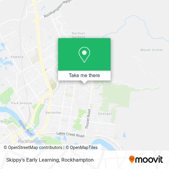 Mapa Skippy's Early Learning