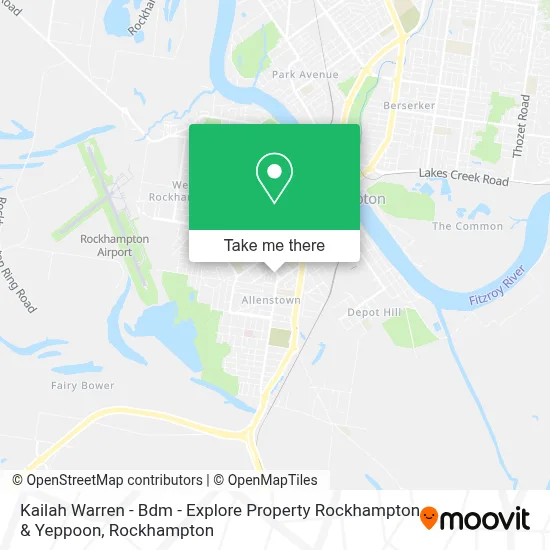 Mapa Kailah Warren - Bdm - Explore Property Rockhampton & Yeppoon