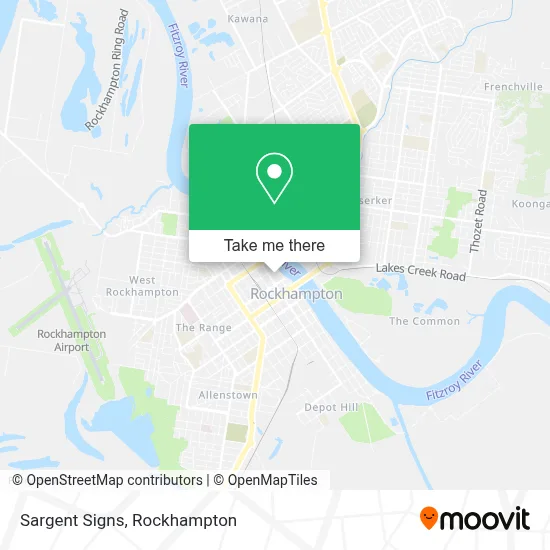 Mapa Sargent Signs