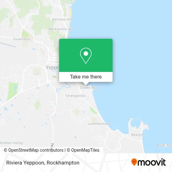 Mapa Riviera Yeppoon