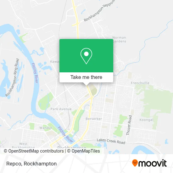 Mapa Repco