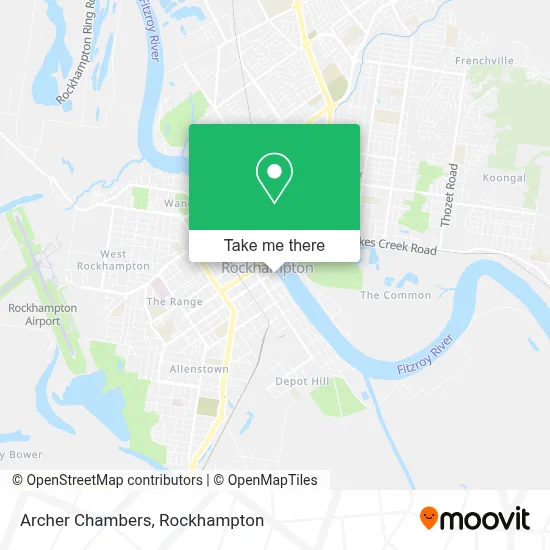 Mapa Archer Chambers