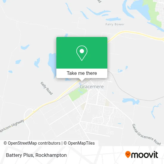 Mapa Battery Plus